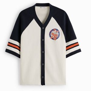 ZARA Baseball Knit Shirt